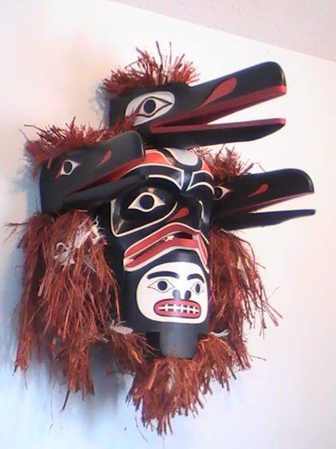 Cannibal mask side view